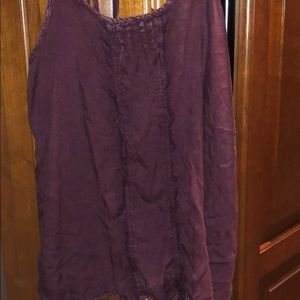 Maroon tank top